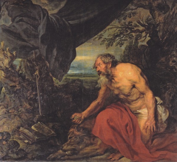 Der heilige Hieronymus by Anthony van Dyck